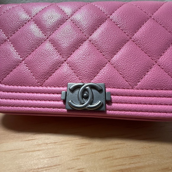 Chanel Boy Pink Quilted Crossbody Bag - Picture 13 of 15
